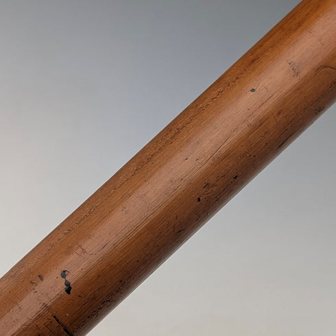 復古馬六甲藤條桿角柄小拐杖手杖 63 厘米